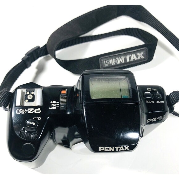 Pentax PZ-20 Auto Focus 35mm Film Camera body, cap & Strap, untested for parts - Picture 1 of 8